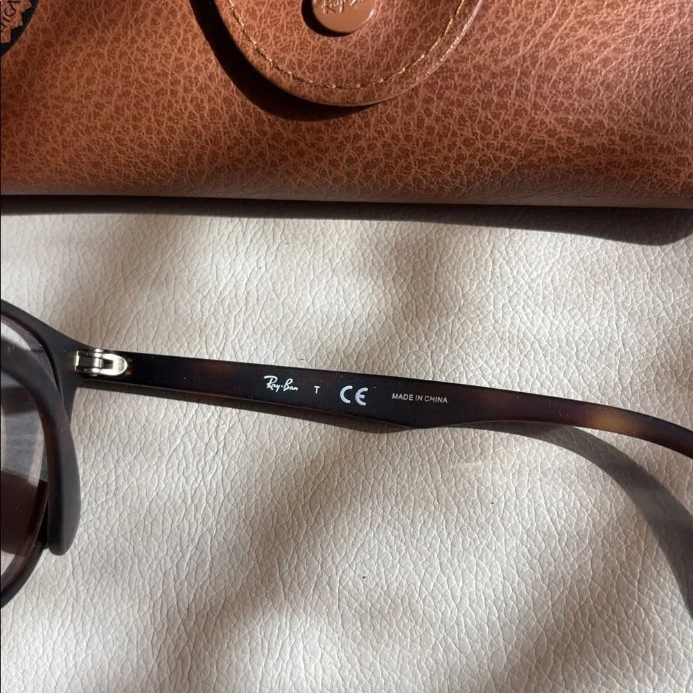 Ray-Ban RB7046 5365 Eyeglasses matte Tortoise Shell Rubber 51-18-140